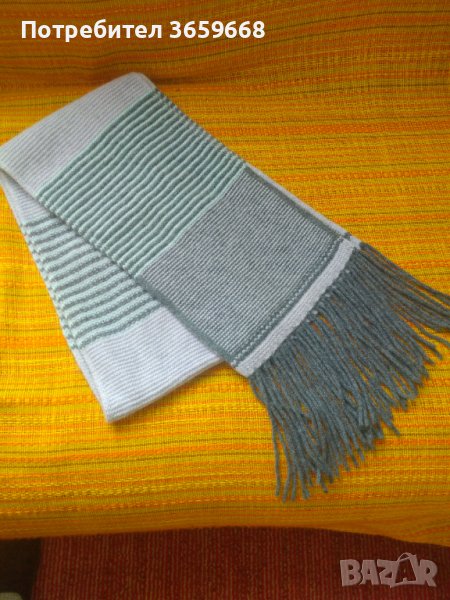 Зимен шал, вълна и ангора,Marks&Spencer,1,65 м., снимка 1