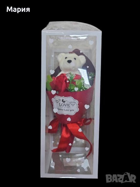 мече с цветя , снимка 1