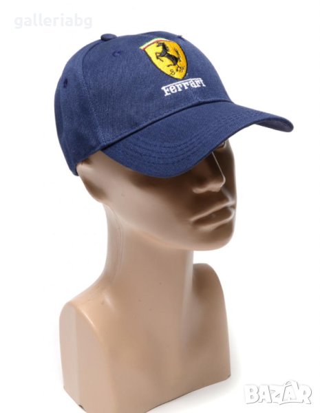 Автомобилна синя шапка - Ферари (Ferrari), снимка 1