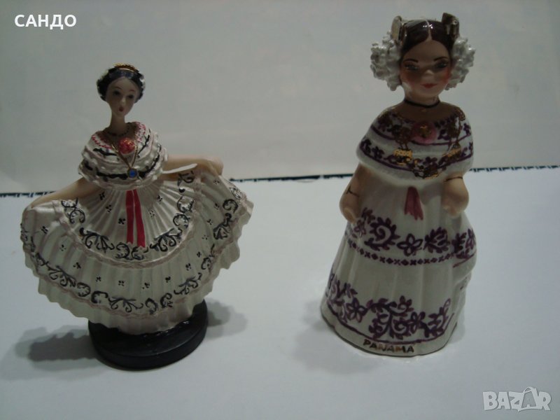Ретро изящни порцеланови танцьорки  ПАНАМА, снимка 1