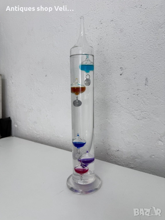 Галилеев термометър №7616, снимка 1