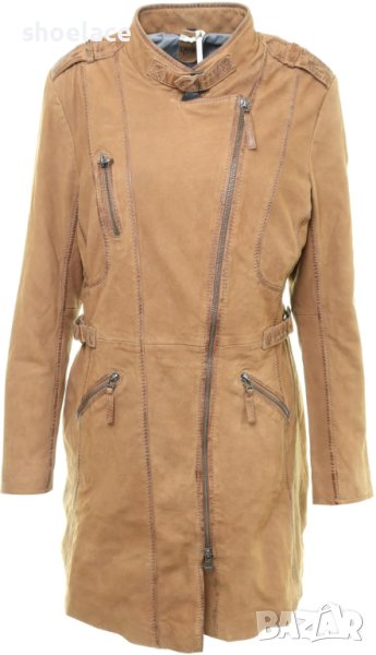 Gipsy кожено яке дълго размер L, снимка 1