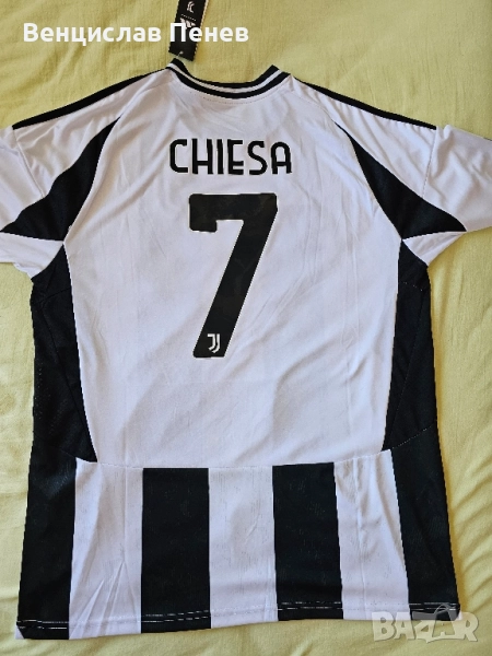 Juventus фланелка на Киеза, снимка 1