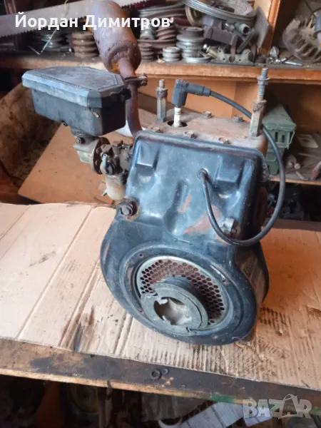 ДВИГАТЕЛ РУДЖЕРИНИ 8.5 КС ЗА ПЛОВДИВСКИ МОТОБЛОК АНТОН ИВАНОВ НЕУБОРУДВАН , снимка 1