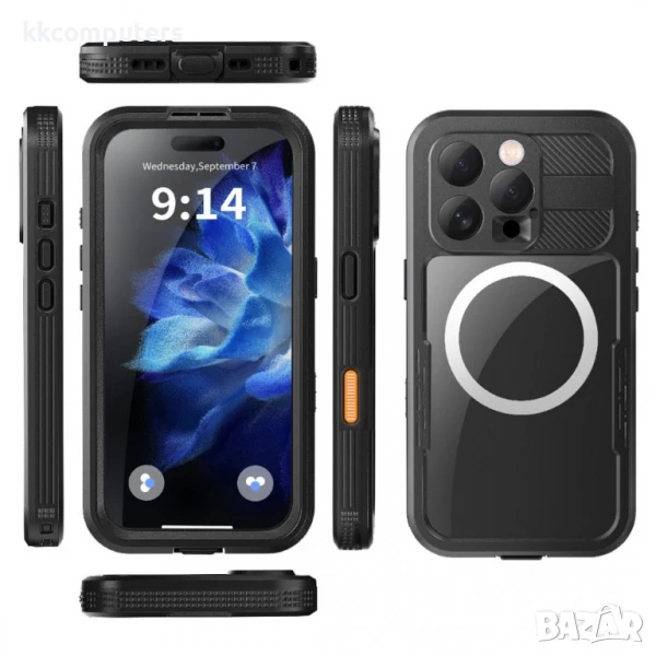 iPhone 16 Pro REDPEPPER Водоустойчив / Удароустойчив Калъф с Магнитна Съвместимост + Скрийн Протекто, снимка 1