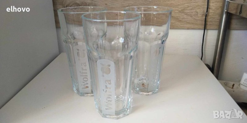 Стъклени чаши за вода и безалкохолно 400мл, снимка 1