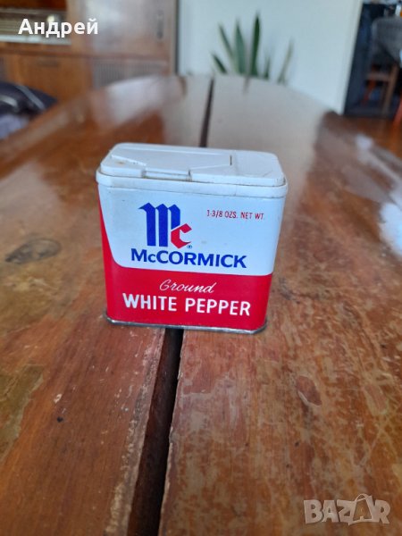 Стар Бял Пипер McCormick, снимка 1