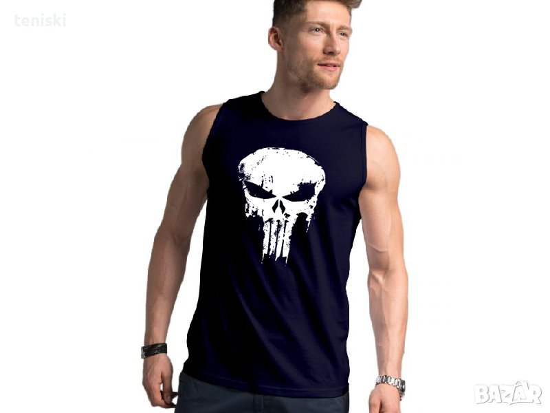 Тениски Skull за спорт фитнес и ежедневие, снимка 1