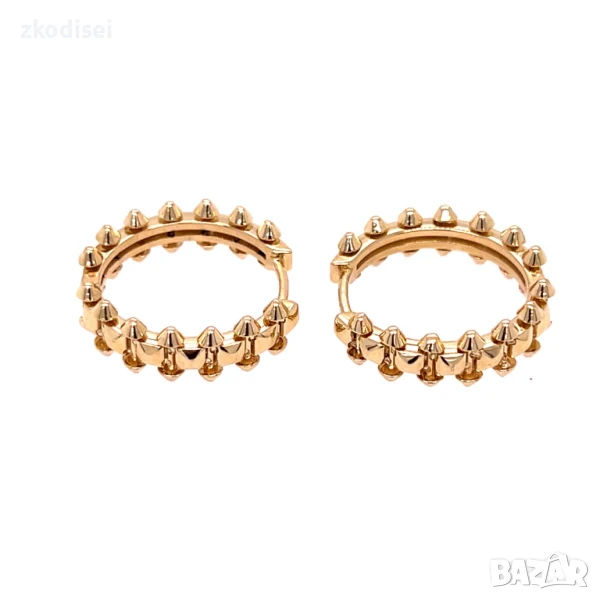 Златни обеци 8,35гр. 14кр. проба:585 модел:32151-1, снимка 1