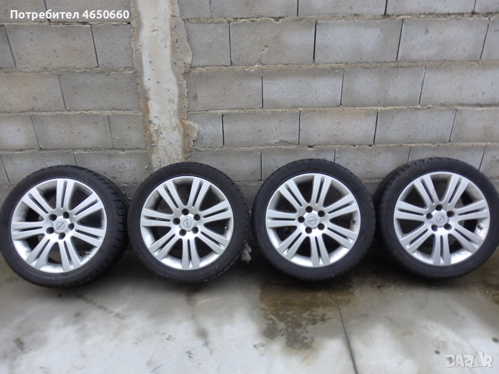 17 цолови алуминиеви джанти за Opel с датчици., снимка 1