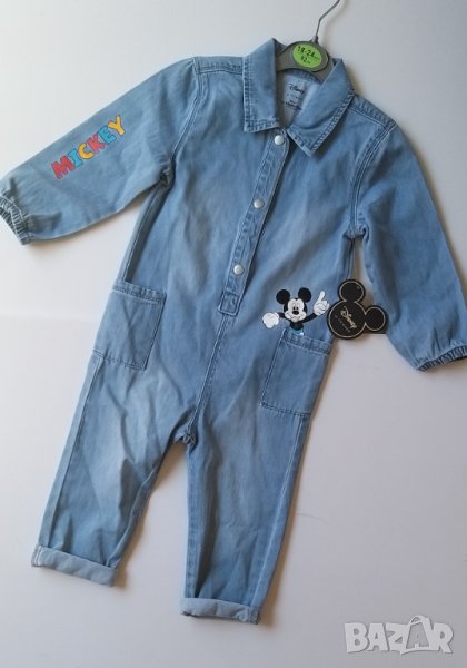 Дънков гащеризон Мики Маус , снимка 1