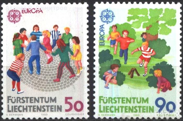 Чисти марки Европа СЕПТ 1989 от Лихтенщайн, снимка 1