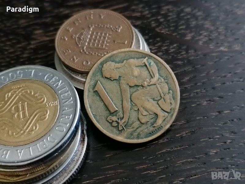 Монета - Чехословакия - 1 крона | 1962г., снимка 1