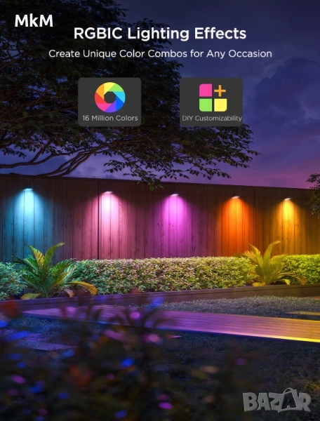 Govee 6 Lights Govee Outdoor Deck Lights, снимка 1