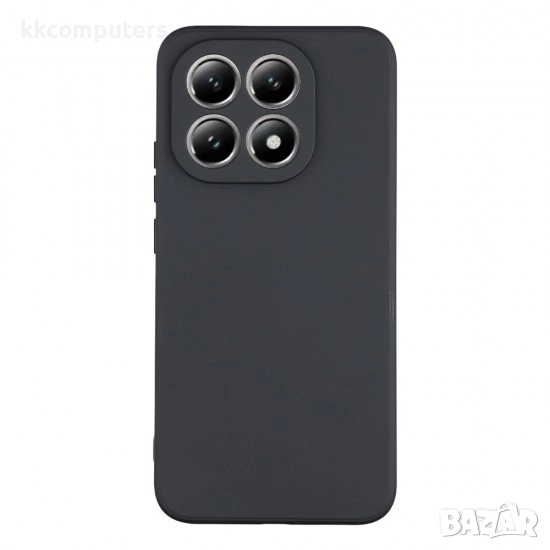 Силиконов кейс iPaky матиран, За Xiaomi 15T, Черен, снимка 1