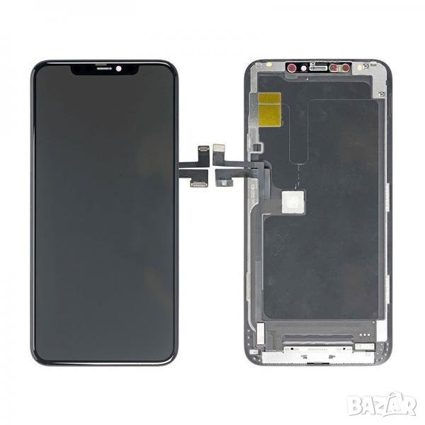 SOFT LCD Дисплей за iPhone 11 Pro MAX 6.5 + Тъч скрийн / Черен, снимка 1