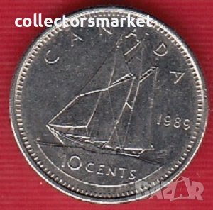 10 цента 1989, Канада, снимка 1