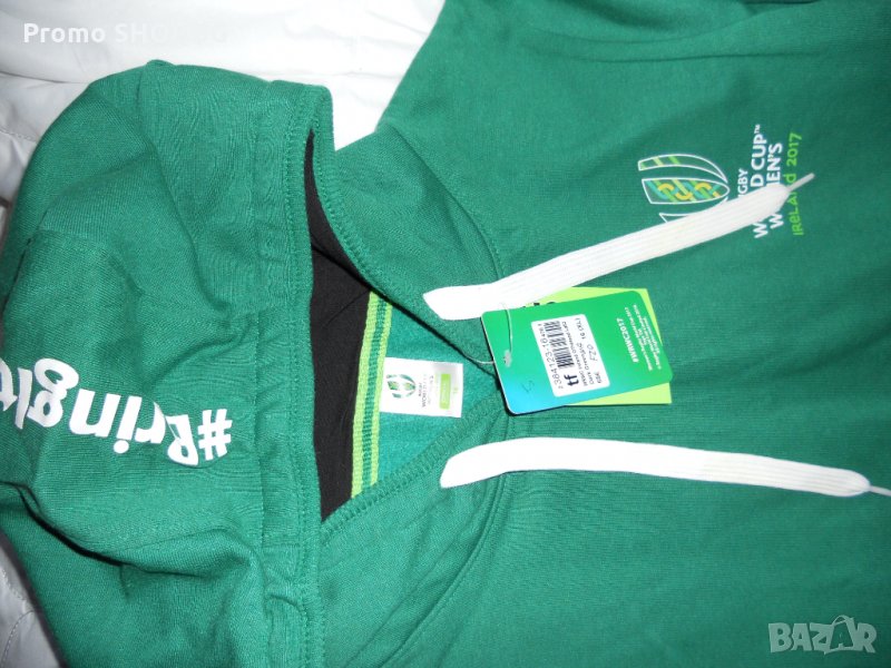 СУПЕР НАМАЛЕНИЕ -Промоция! Спортен суитшърт блуза с дълги ръкави размер Л ХЛ в зелен цвят с качулка , снимка 1