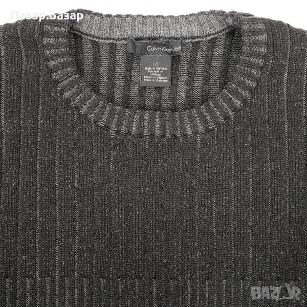 Calvin Klein Slim Fit Оригинален Пуловер Блуза L-XL, снимка 1