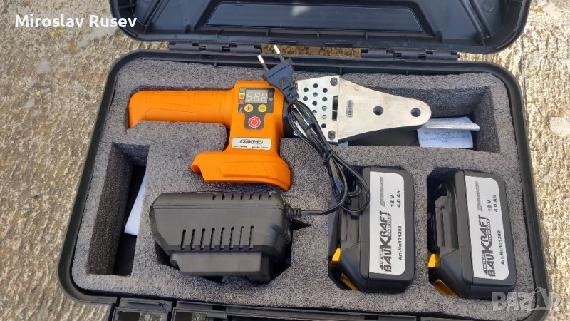 Поялник Акумулаторен 18v 4ah Baukraft Makita battery, снимка 1