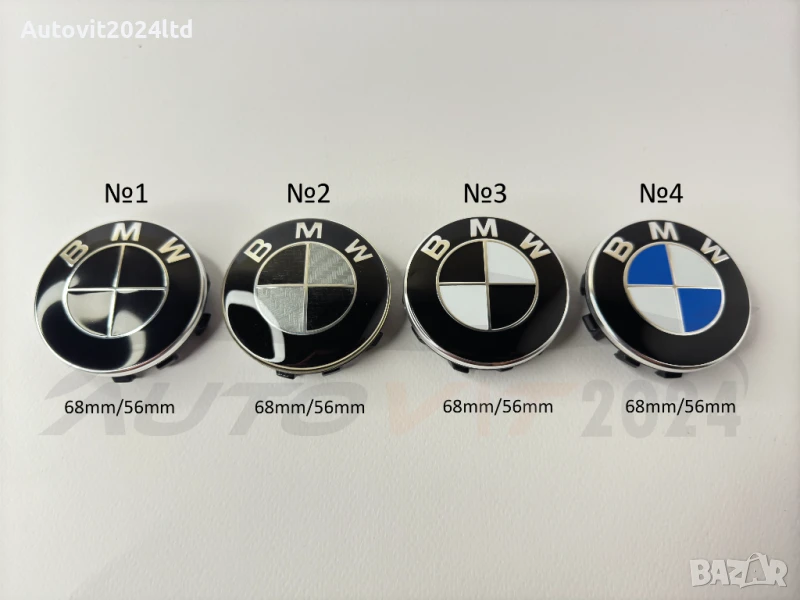 BMW капачки за джанти Бмв 56мм G серия и F серия F30 F10 G20 G30 G80, снимка 1