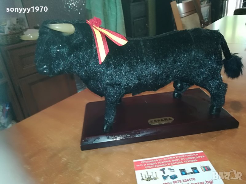 торо-оле испания-черен бик full hd антик 2405210929, снимка 1