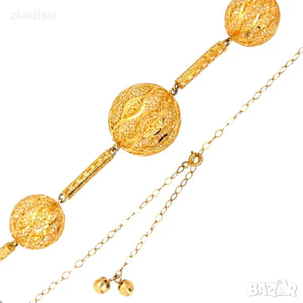 Златен синджир 44,51гр. 176,0см. 14кр. проба:585 модел:31037-1, снимка 1