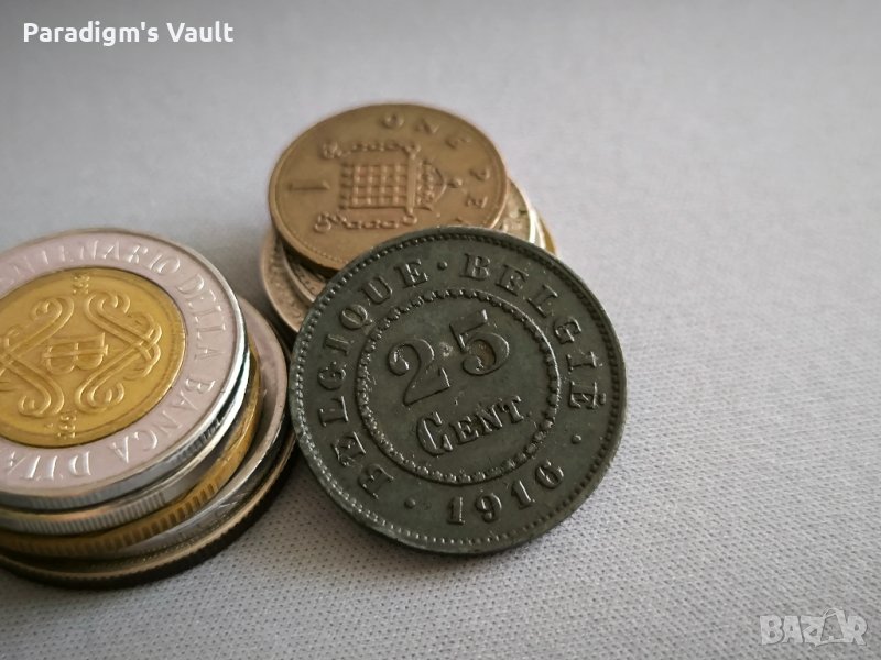 Монета - Белгия - 25 цента | 1916г., снимка 1