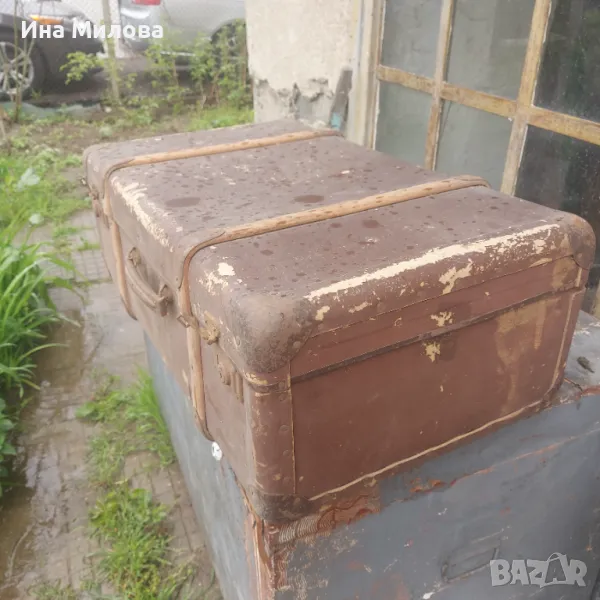Стар мукавян куфар, снимка 1
