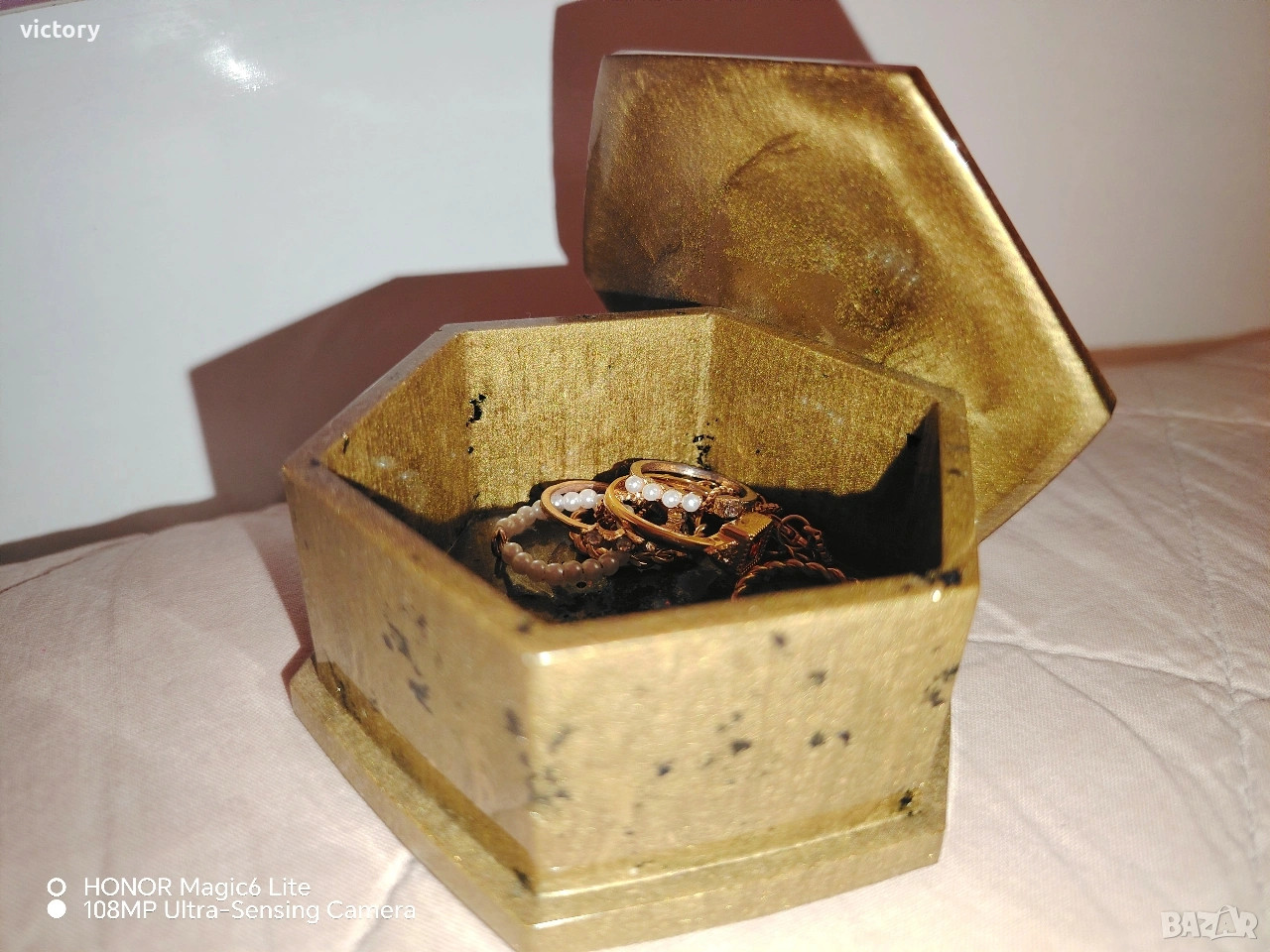 ✨ Уникална ръчно изработена кутийка за бижута – малко произведение на изкуството ✨, снимка 1