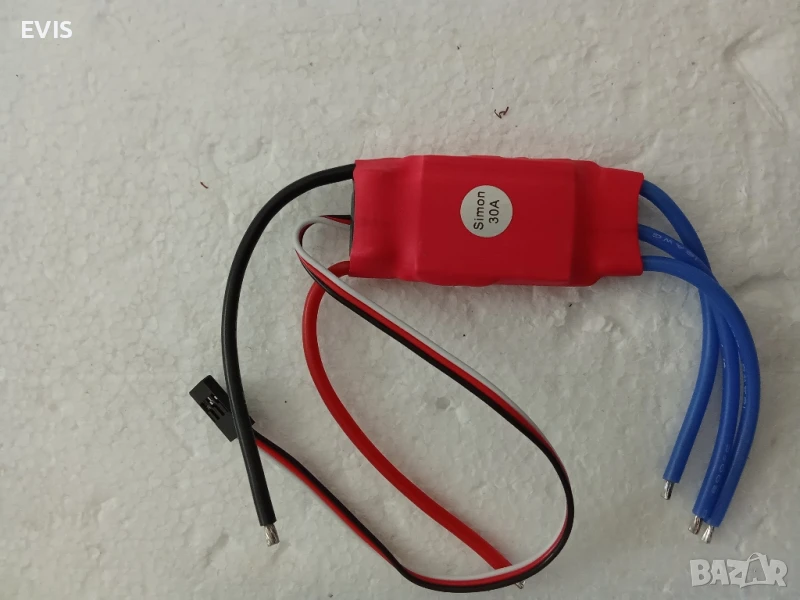 Продавам нов електронен контролер за безчеткови мотори – модел Simonk 30A ESC., снимка 1