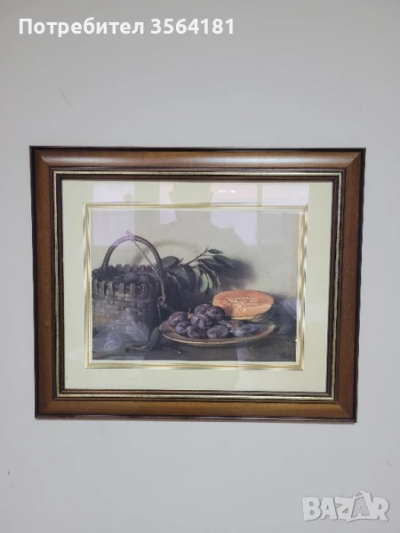 картина в дървена рамка, снимка 1