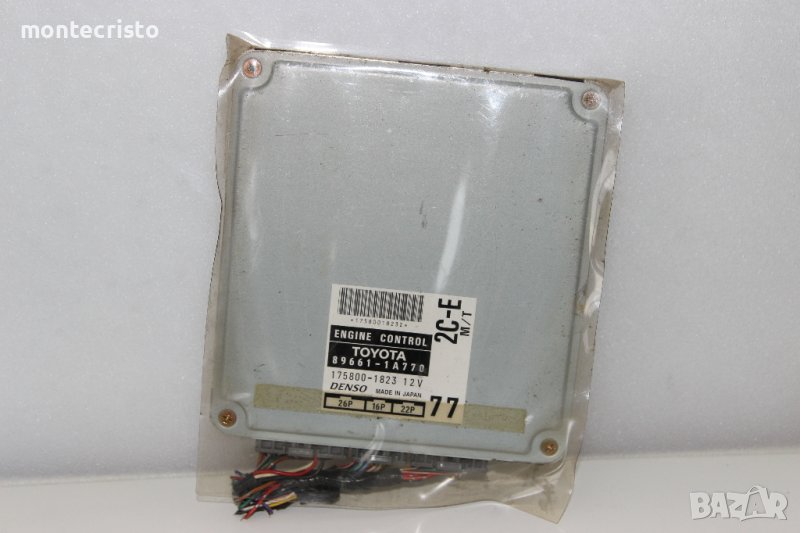 Моторен компютър Toyota Corolla E11 (1997-2000г) 89661-1A770 / 896611A770 / 1758001823 / 175800-1823, снимка 1