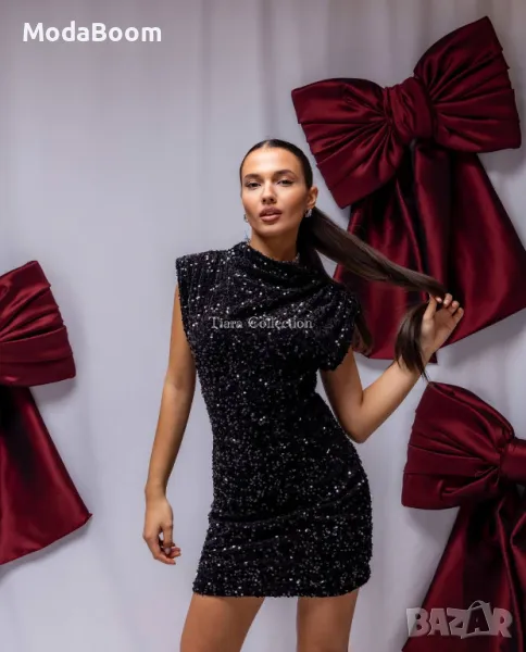 Къса стилна дамска рокля , снимка 1