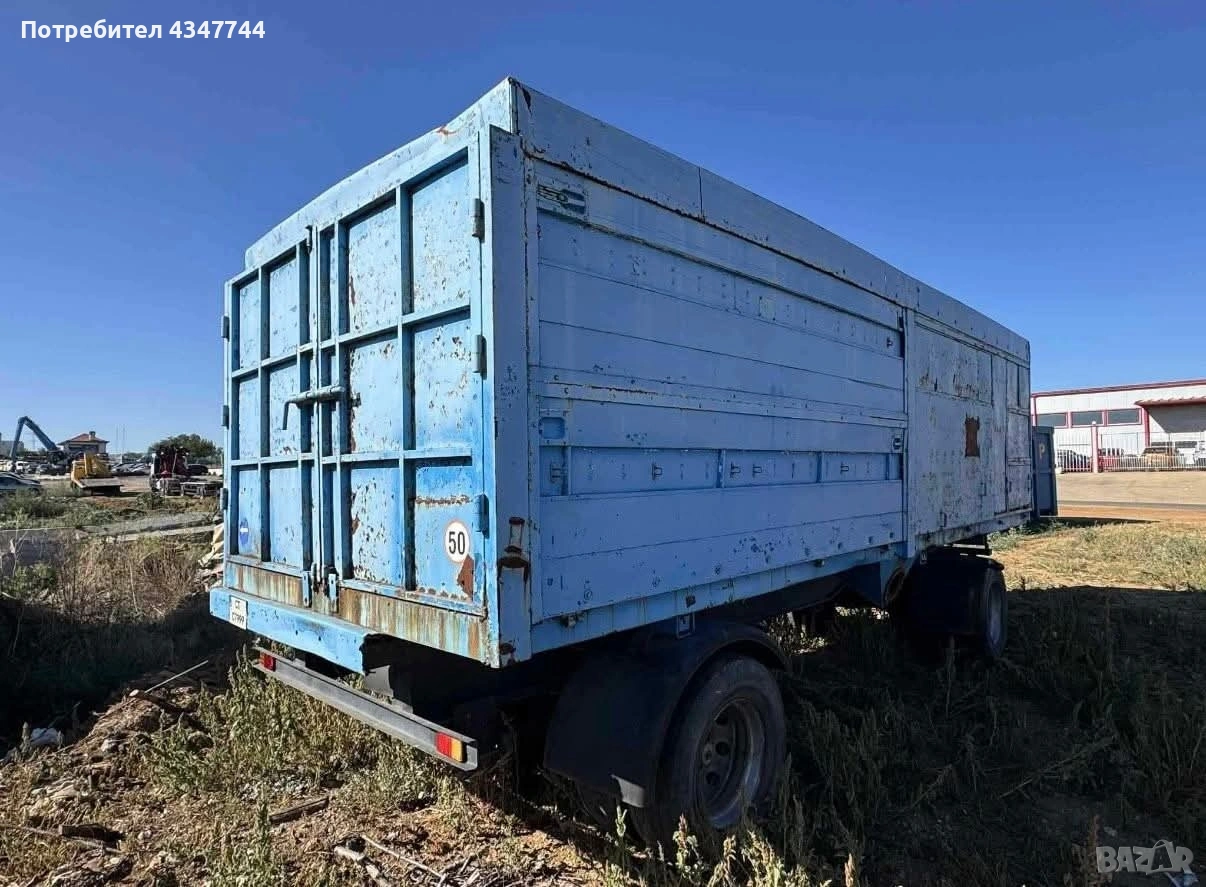 Самосвално ремарке 15 тонно. , снимка 1