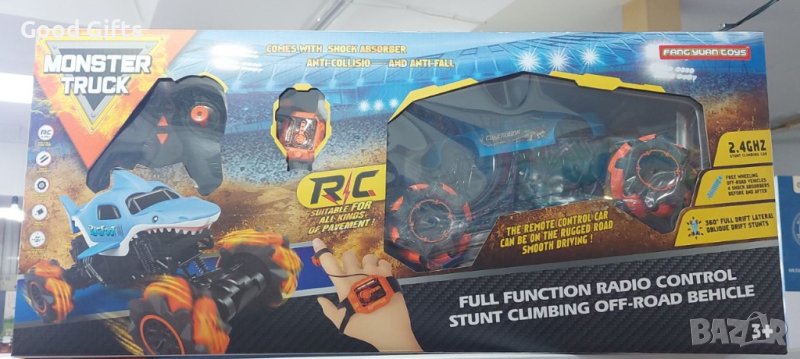 RC Monster Truck Чудовищна кола с Дистанционно управление, снимка 1
