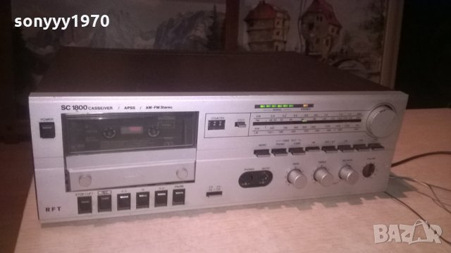 rft sc1800/1810-deck/receiver-ретро машина-внос швеицария, снимка 4 - Ресийвъри, усилватели, смесителни пултове - 27656961