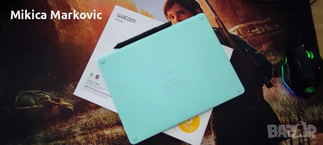 Wacom Intuos Small Bluetooth - таблет за рисуване и писане (зелен), снимка 3 - Таблети - 48781986