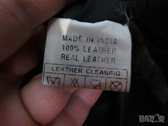 Мъжко кожено сако RICCO VERO - уникален модел с ефектен кант за да си готин и уникален . , снимка 5 - Якета - 26838552