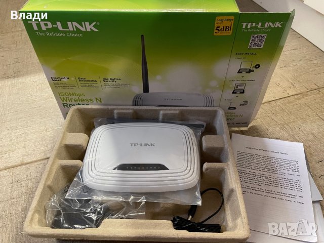 Рутер TP LINK TR-WR740N, снимка 3 - Рутери - 38644783