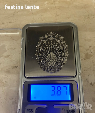 Старинна  брошка, снимка 4 - Други - 51943046