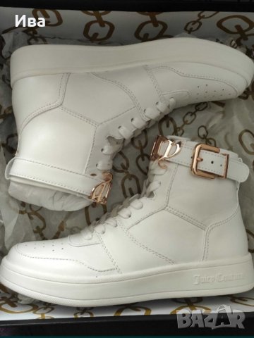 Дамски кожени кецове Juicy Couture 38 номер, снимка 5 - Кецове - 37695984