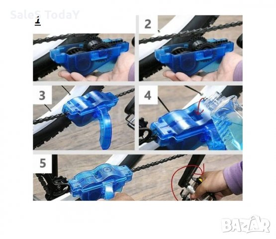Инструмент за почистване на верига на колело, снимка 3 - Аксесоари за велосипеди - 34832718