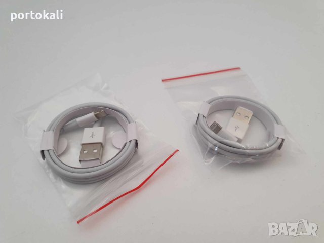 Кабел Lightning Apple iPhone USB(A) – Lightning, 1.0m, НОВ, снимка 4 - USB кабели - 43200662