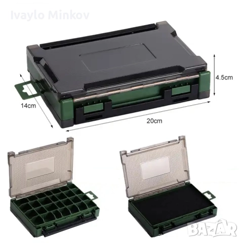 Двустранна кутия за съхранение на примамки WEIHE