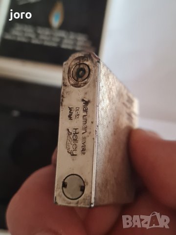 Сребърна винтидж японска газова запалка Maruman, снимка 6 - Колекции - 43958838