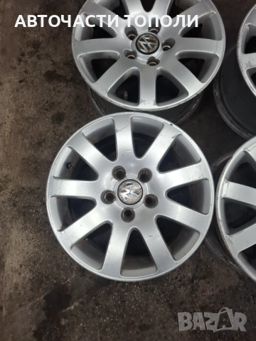 Алуминиеви джанти 5х112мм 15цола Ауди Фолкссаген Шкода, снимка 6 - Гуми и джанти - 52458031