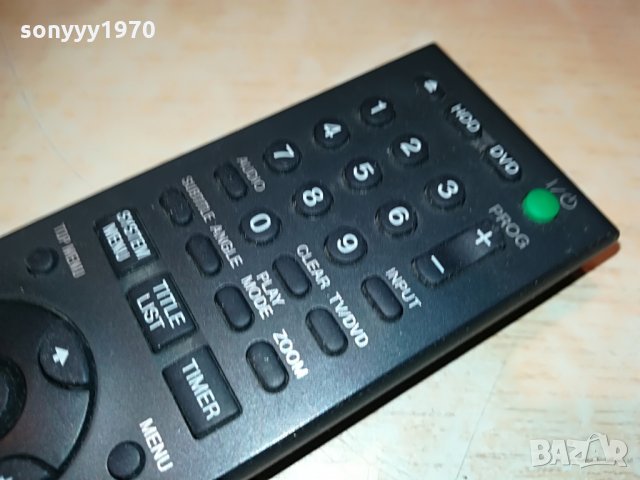 ПРОДАДЕНО-SOLD OUT SONY RMT-D249P-HDD/DVD REMOTE, снимка 11 - Дистанционни - 28665205