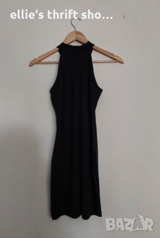 Нова спортно-елегантна безръкавна сива рокля по тялото в размер XS-S, снимка 3 - Рокли - 35249125