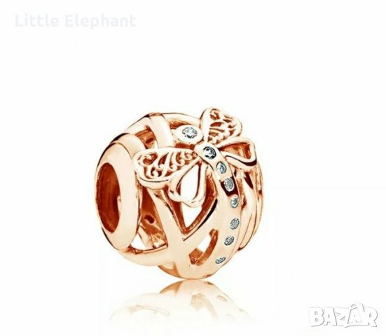 Outlet Sale Елемент топче с водно конче,Rose Gold/нов